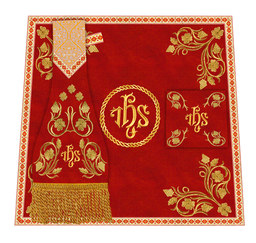 Grapes Embroidery Mass set with Motif