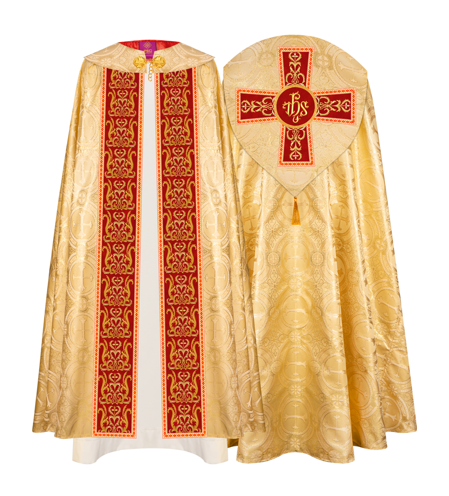 GOTHIC COPE VESTMENTS WITH ADORNED ORPHREY