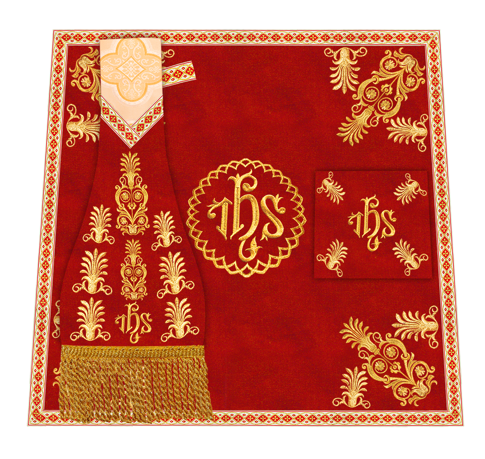 Embroidered Motif and Trims Mass Set