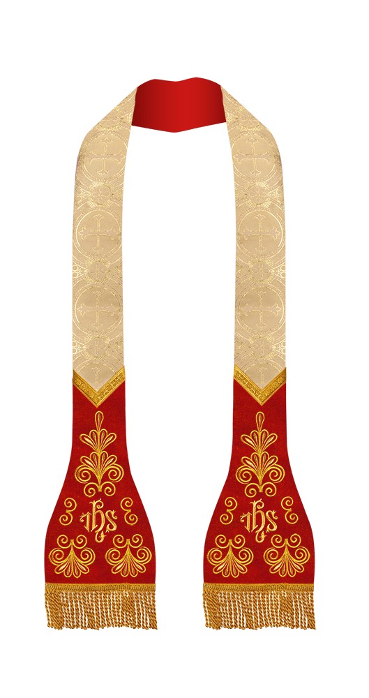 Roman stole with golden embroidery - Flourish collection