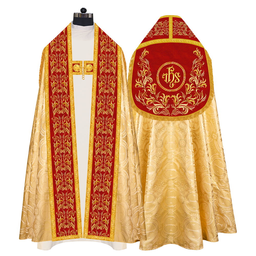 Roman Cope Vestment with Adorned Orphery