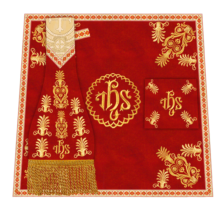 Embroidered Motif and Trims Mass Set