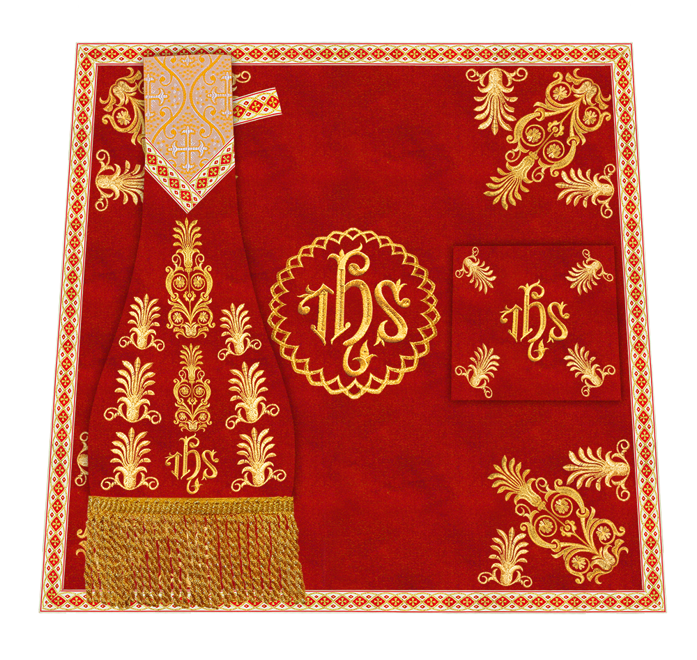 Embroidered Motif and Trims Mass Set