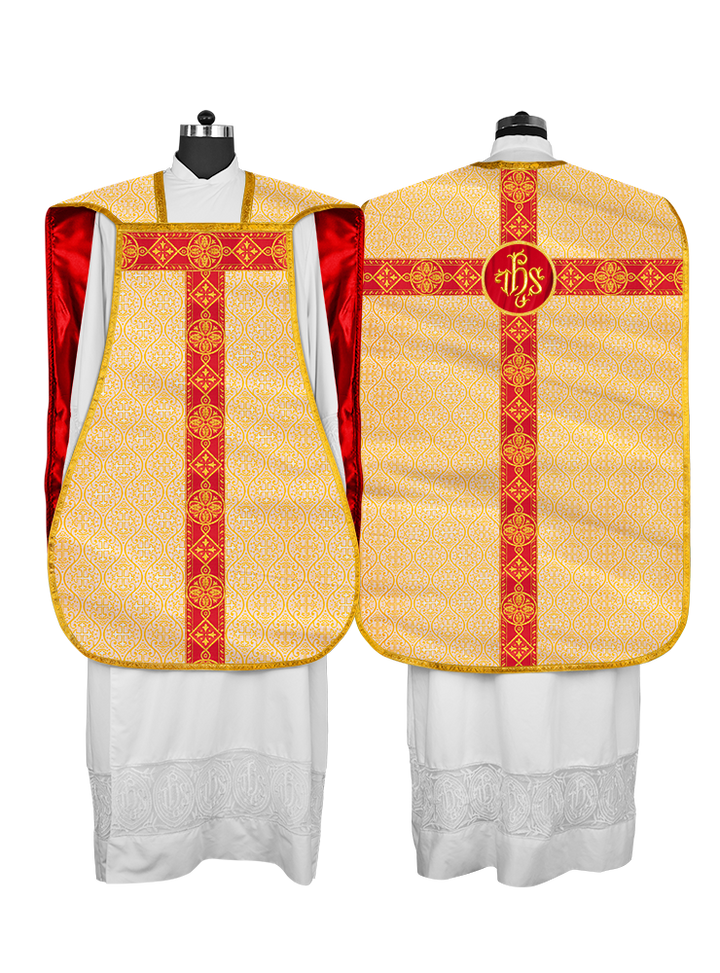 Embroidered Roman Chasuble Vestment
