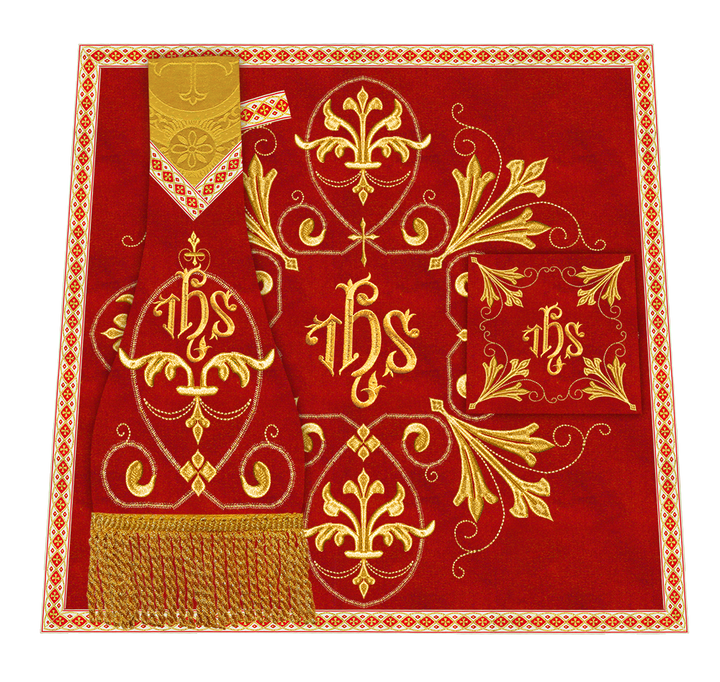 Spiritual Embroidery Mass Set Vestment