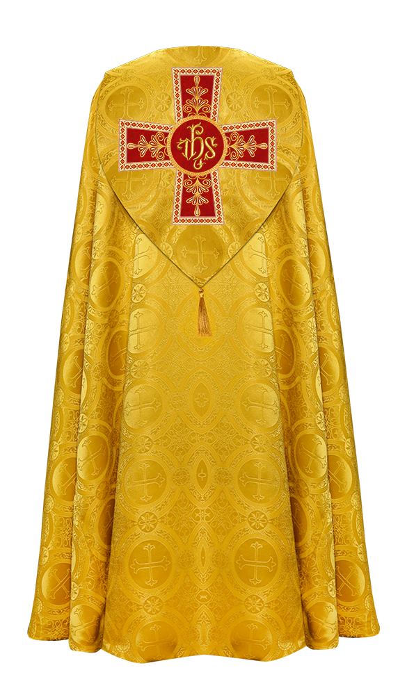 Gothic Cope vestments with Spiritual Motifs and Trims