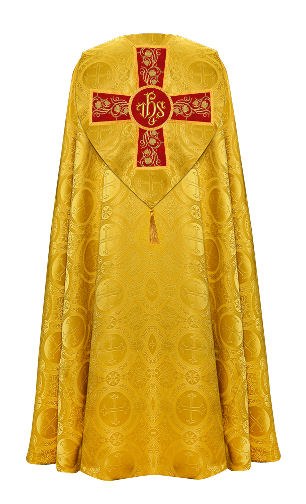 GOTHIC COPE VESTMENT WITH ORNATE EMBROIDERY