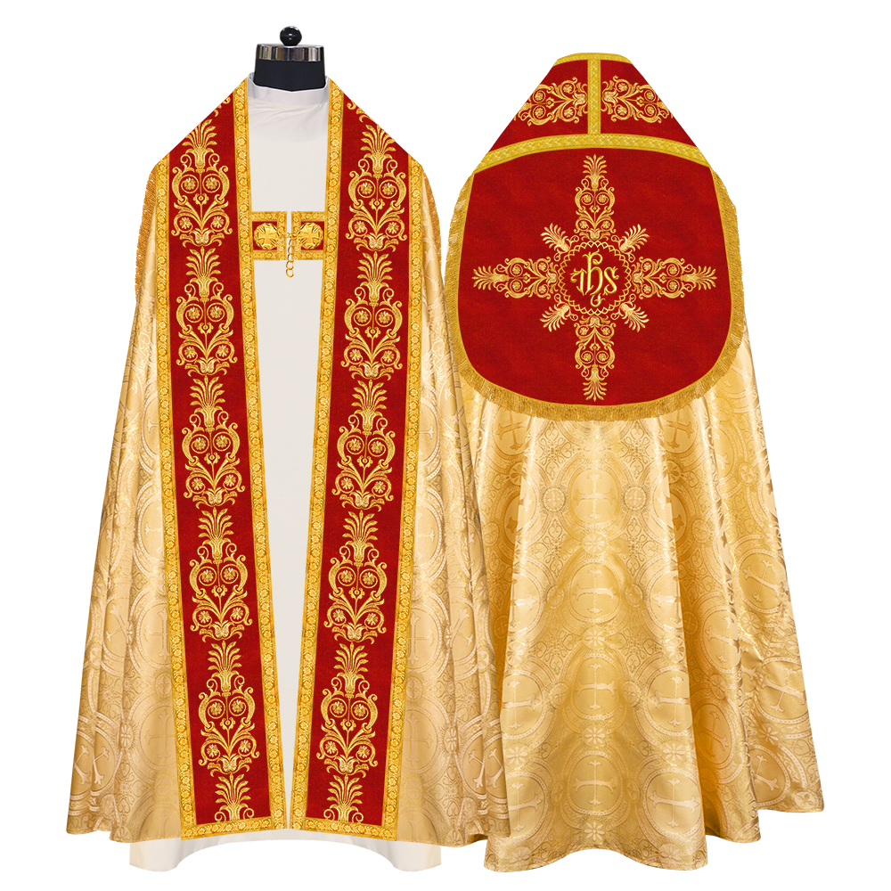 Fervent Roman cope vestment - Victoria collection