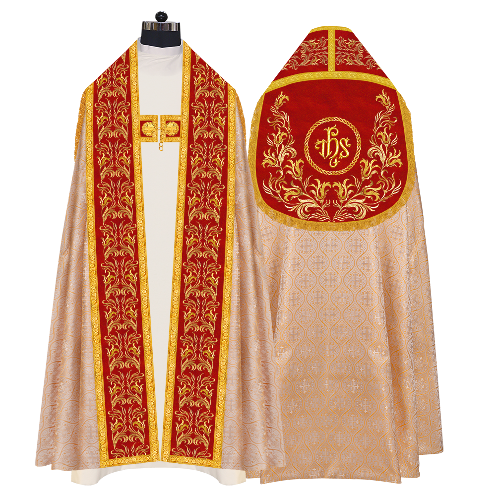 Roman Cope Vestment with Adorned Orphery