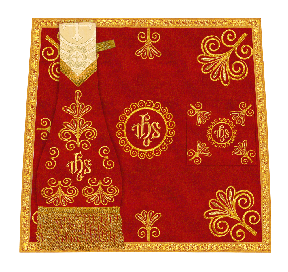 Elegant mass set with rich embroidery - Flourish collection