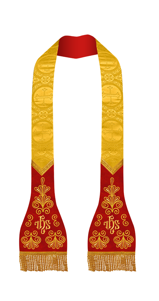 Roman stole with golden embroidery - Flourish collection