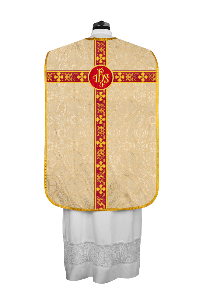 Roman chasuble adorned with lace
