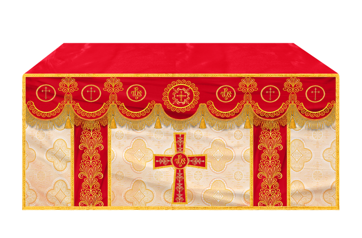 Altar Cloth with Liturgical Motif