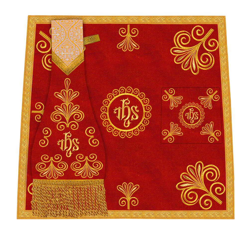 Elegant mass set with rich embroidery - Flourish collection