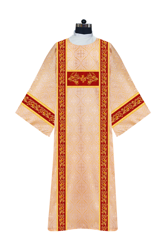 DALMATICS VESTMENT WITH ORNATE EMBROIDERY