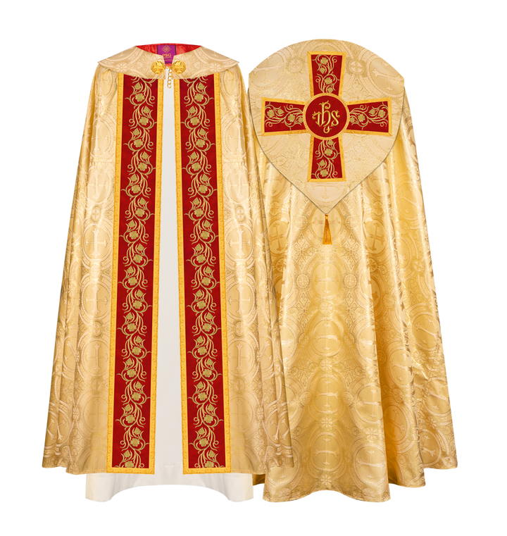 GOTHIC COPE VESTMENT WITH ORNATE EMBROIDERY