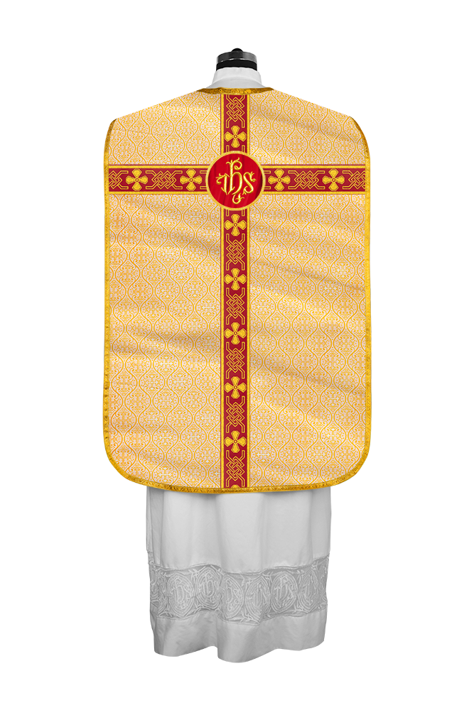 Roman chasuble adorned with lace