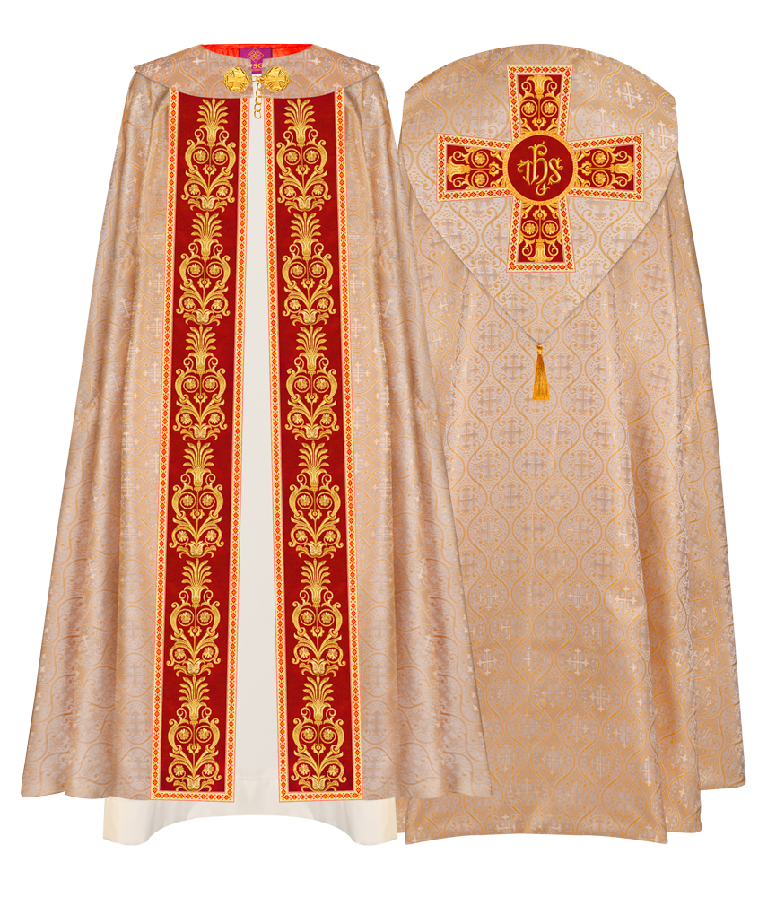 GOTHIC COPE WITH EMBROIDERED MOTIFS