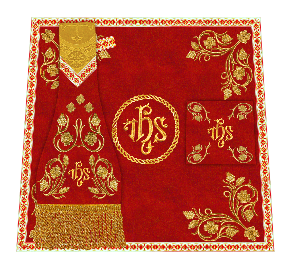 Grapes Embroidery Mass set with Motif