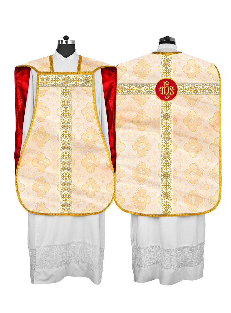 Fiddleback Vestment adorned with lace