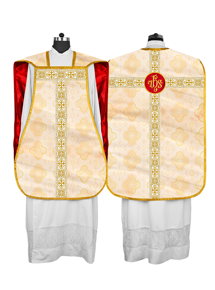 Fiddleback Vestment adorned with lace