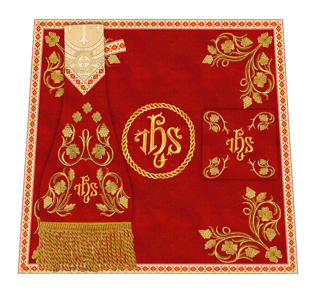 Grapes Embroidery Mass set with Motif