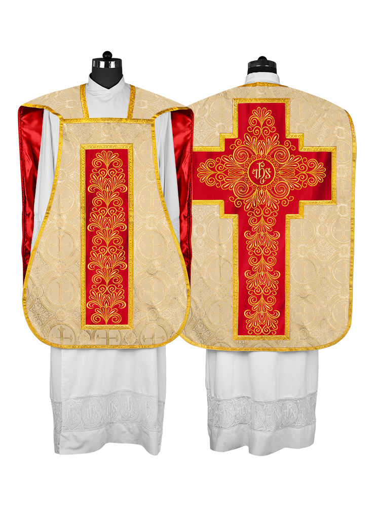 Traditional Roman chasuble vestment - Flourish collection