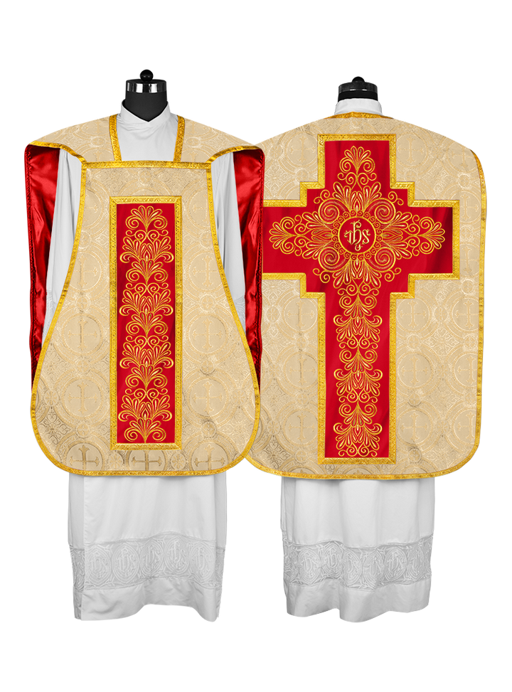 Traditional Roman chasuble vestment - Flourish collection