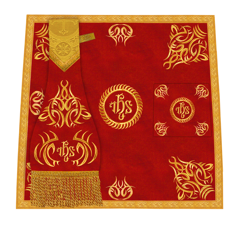 Marvelous mass set with Golden Embroidery - Angelic collection