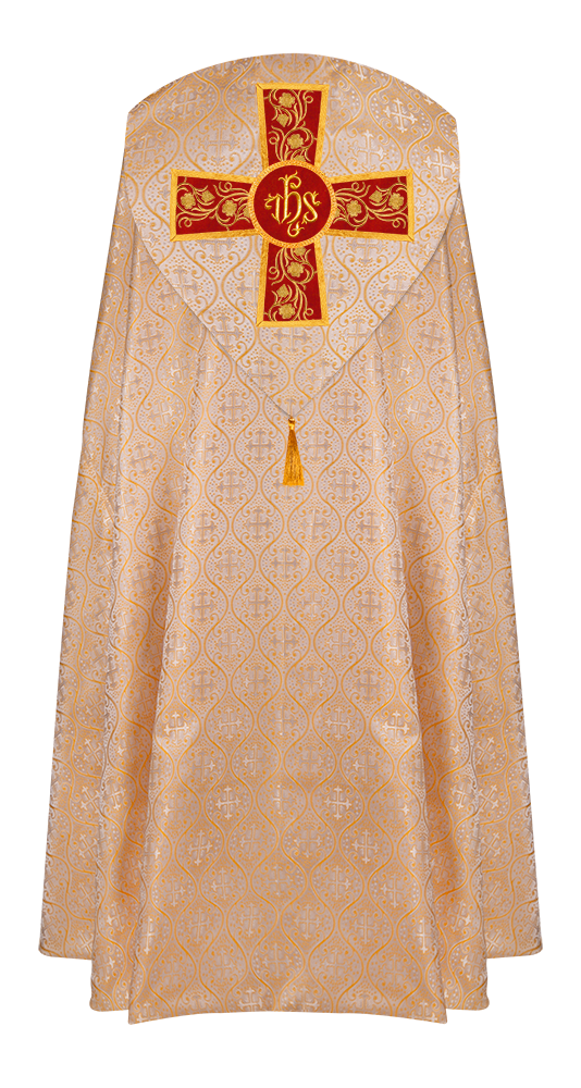 GOTHIC COPE VESTMENT WITH ORNATE EMBROIDERY