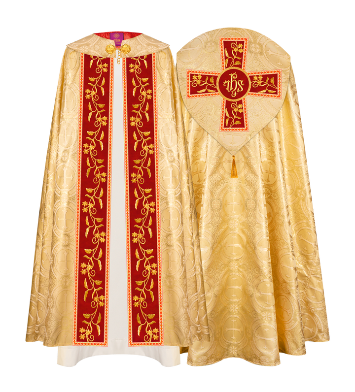 GOTHIC COPE VESTMENTS ORNATED WITH FLORAL DESIGN