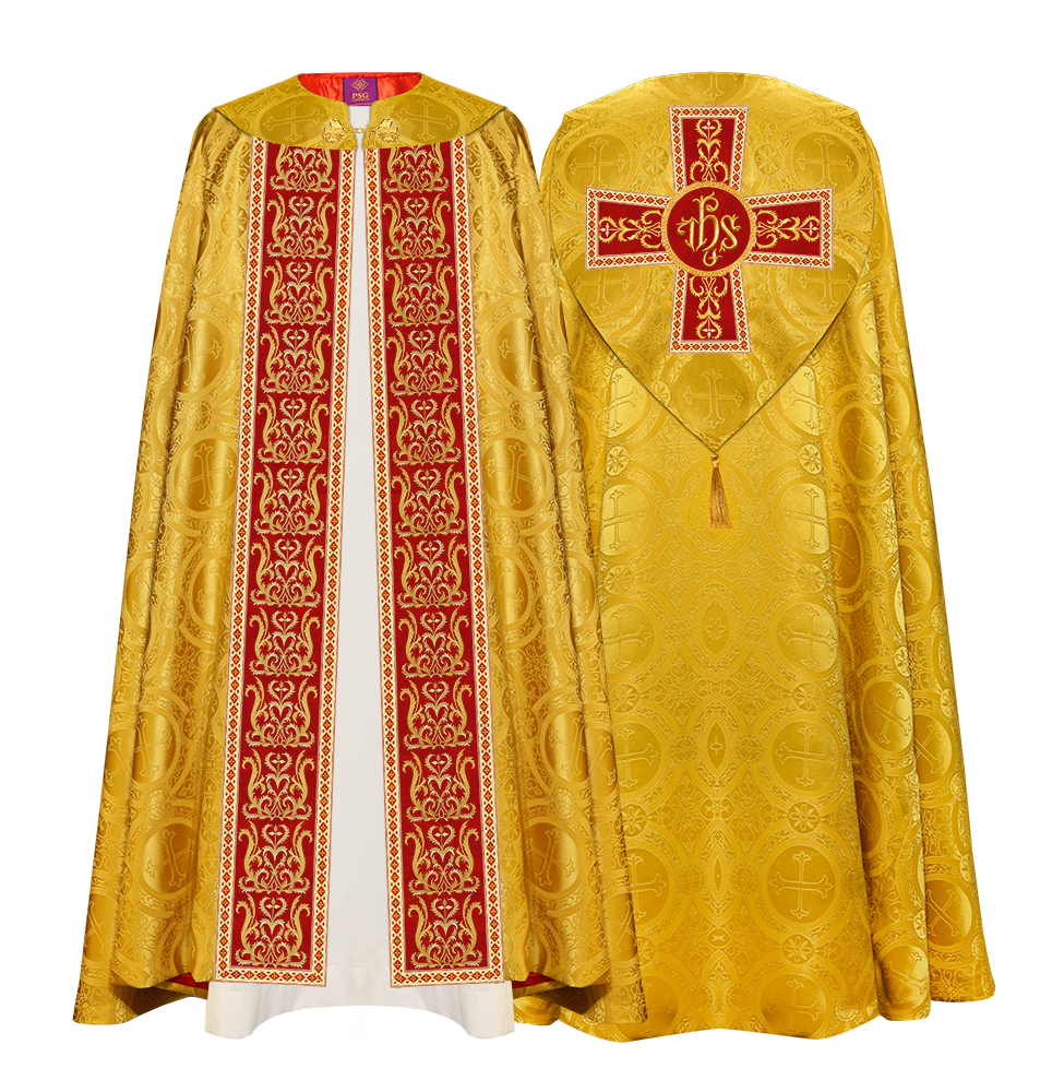 GOTHIC COPE VESTMENTS WITH ADORNED ORPHREY