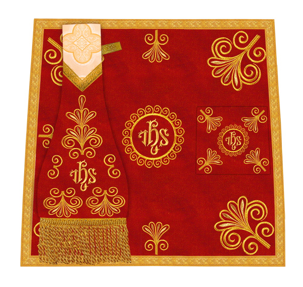 Elegant mass set with rich embroidery - Flourish collection