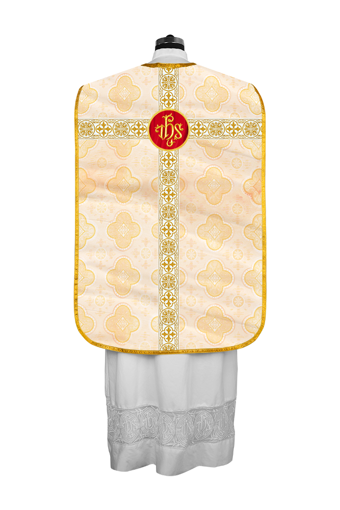 Fiddleback Vestment adorned with lace