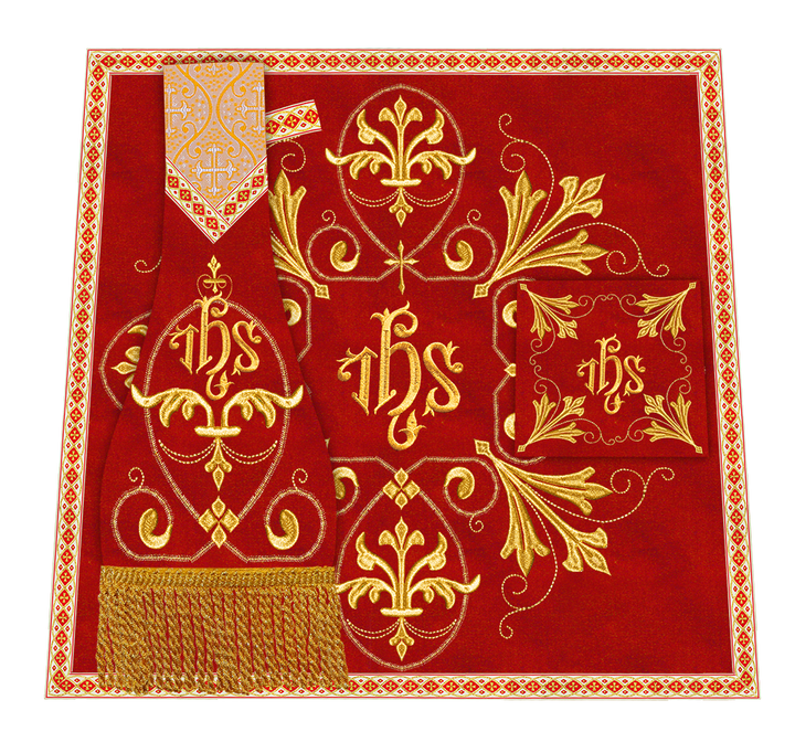 Spiritual Embroidery Mass Set Vestment