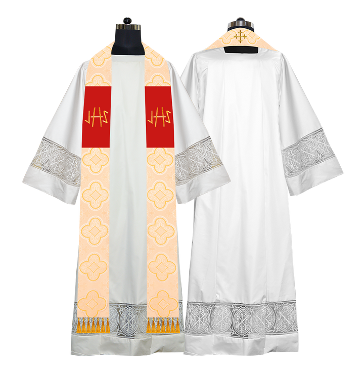 Embroidered Priest Stole with Motif