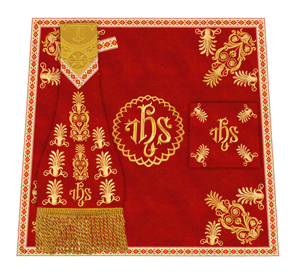 Embroidered Motif and Trims Mass Set