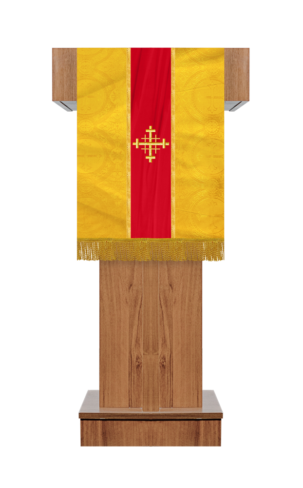 PULPIT/LECTERN WITH SPIRITUAL MOTIF