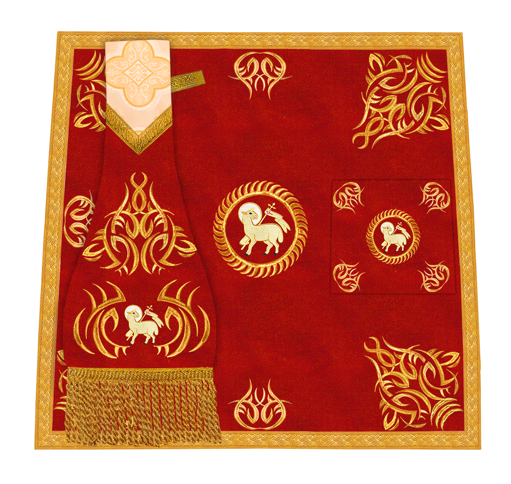 Marvelous mass set with Golden Embroidery - Angelic collection