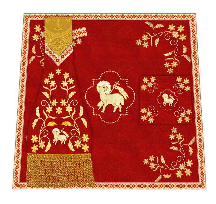 Floral Embroidery Spiritual Mass Set