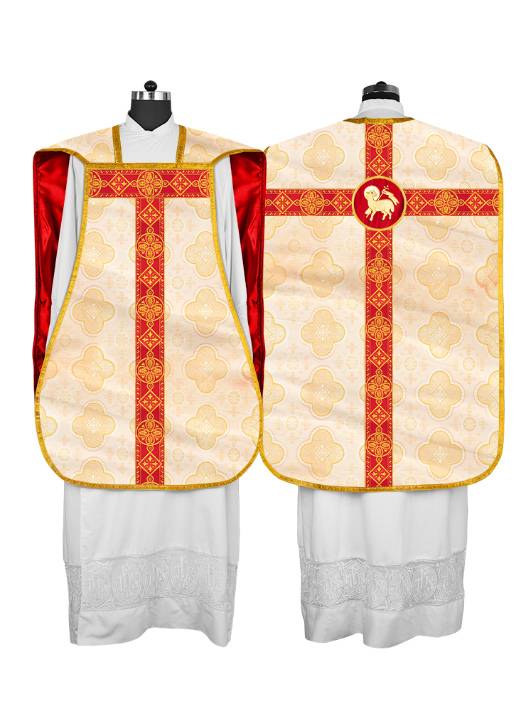 Embroidered Roman Chasuble Vestment