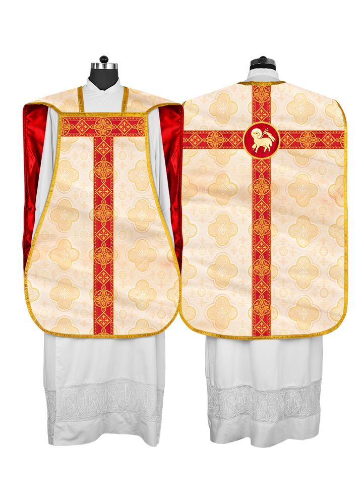 Embroidered Roman Chasuble Vestment