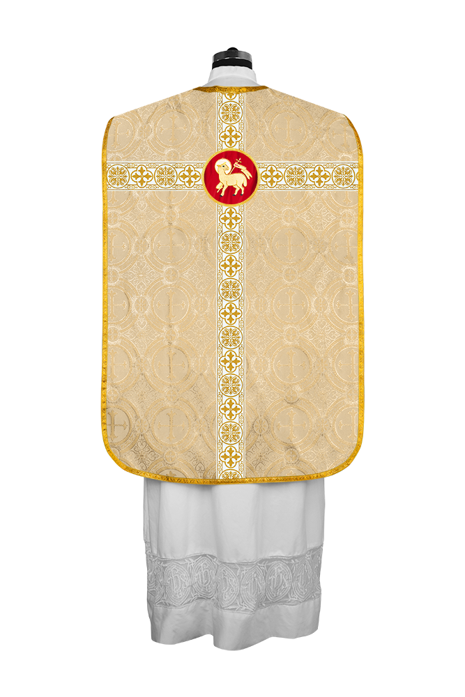 Fiddleback Vestment adorned with lace