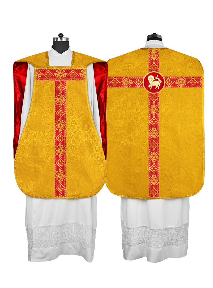 Embroidered Roman Chasuble Vestment