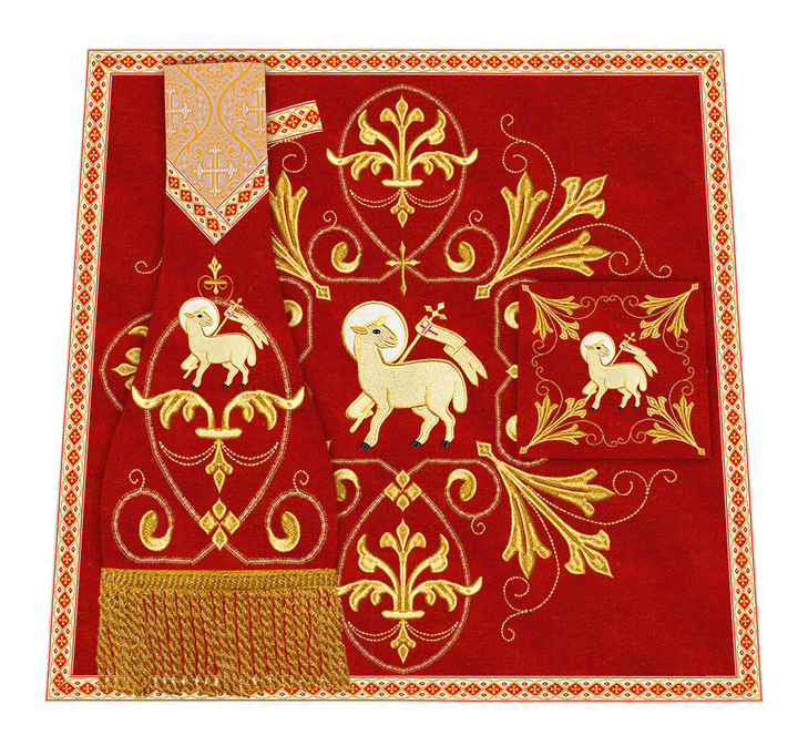 Spiritual Embroidery Mass Set Vestment