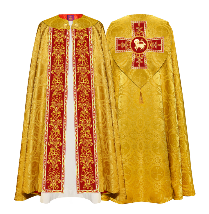 Gothic Cope vestments with Spiritual Motifs and Trims