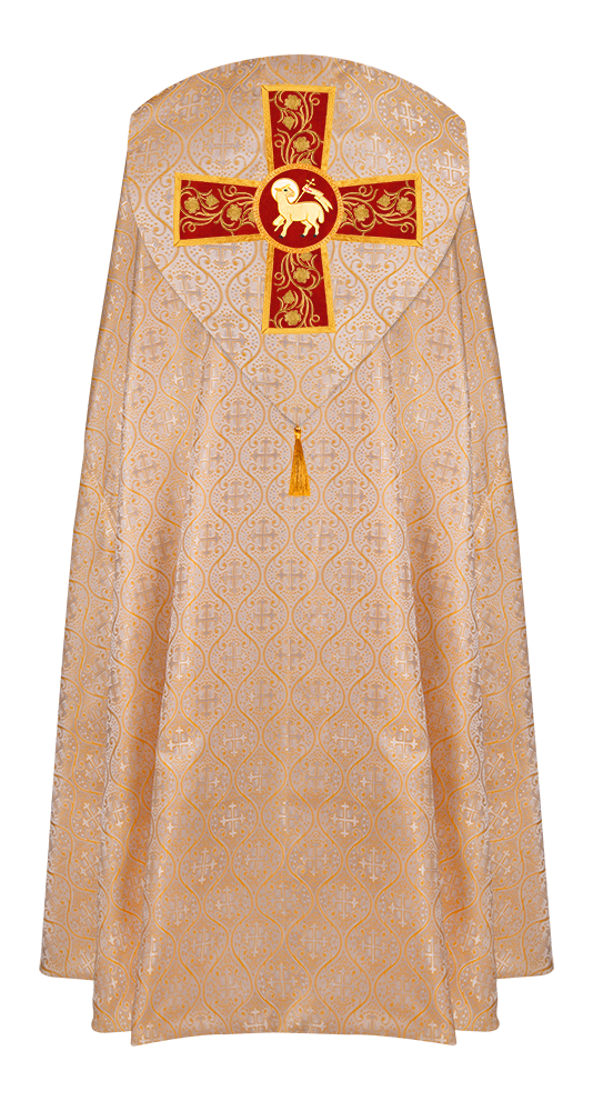 GOTHIC COPE VESTMENT WITH ORNATE EMBROIDERY