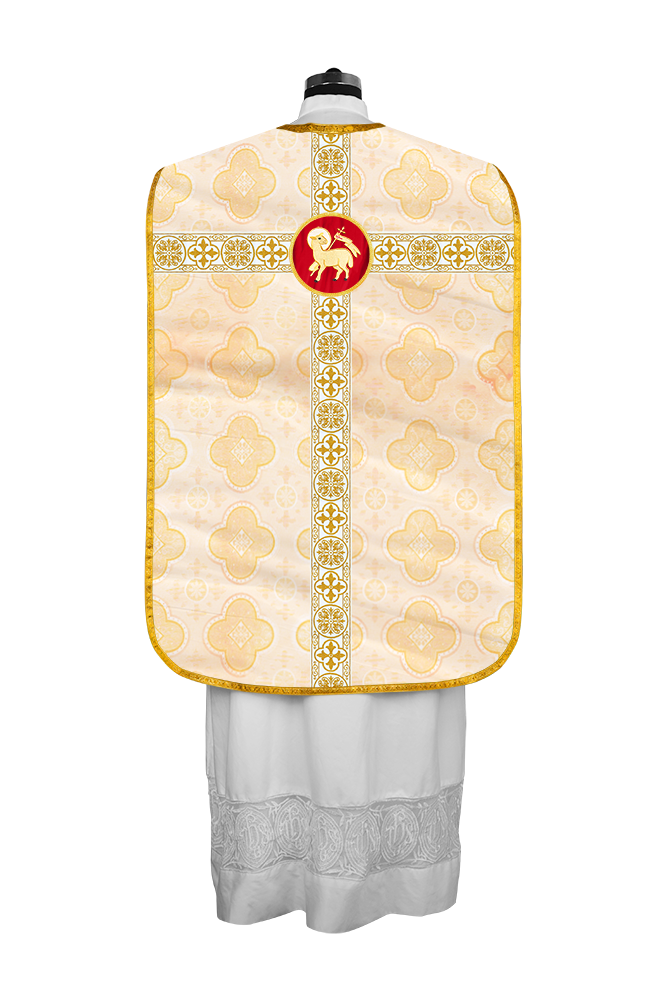 Fiddleback Vestment adorned with lace