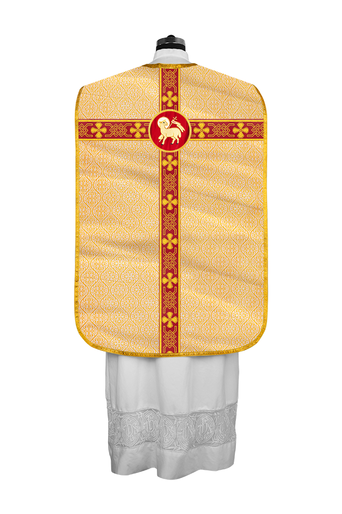 Roman chasuble adorned with lace