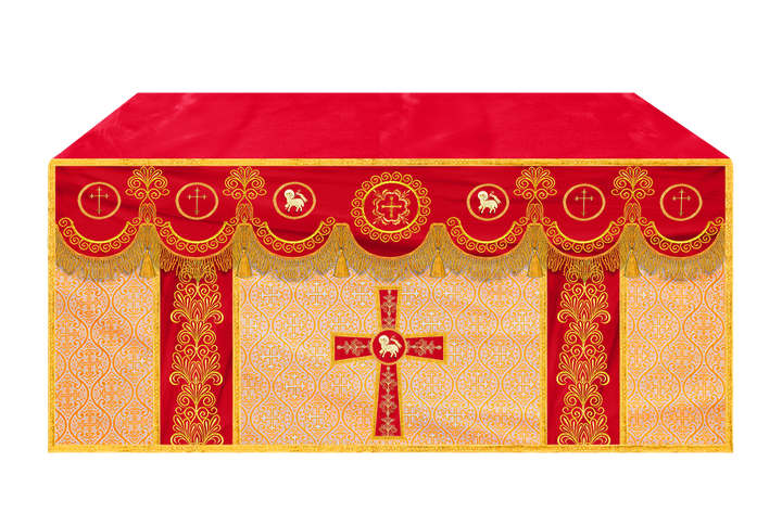 Altar Cloth with Liturgical Motif